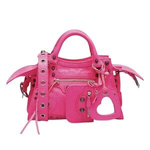 Balenciaga Pink Neo Cagole City Bag